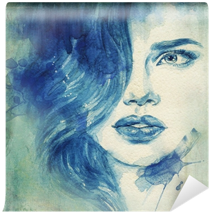 Woman Portrait - Beam Of Light [book] (400x400), Png Download