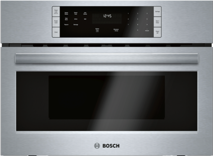 27" Built-in Microwave Oven, Hmb57152uc, Stainless - Bosch Hmb50152uc (435x515), Png Download