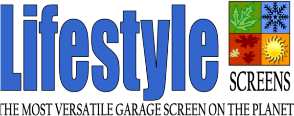 Villa's Lifestyle Screens For Garage Doors - Lifestyle Screens Logo Png (604x270), Png Download