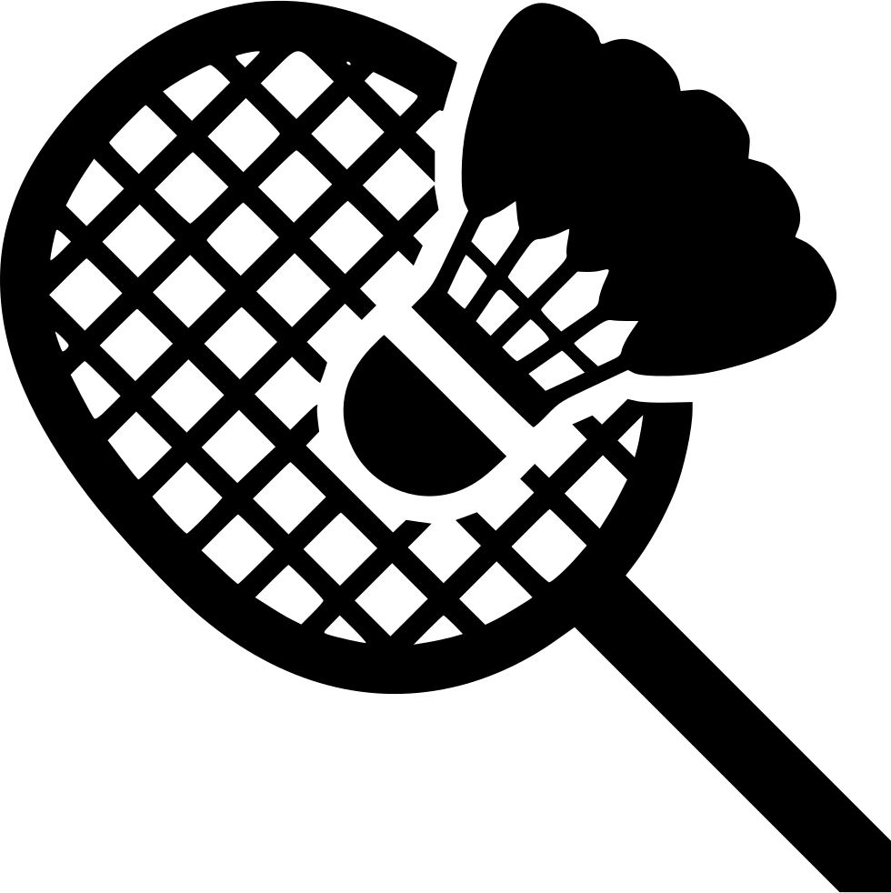 Badminton Racket Shuttlecock Comments - Icon Badminton (980x982), Png Download