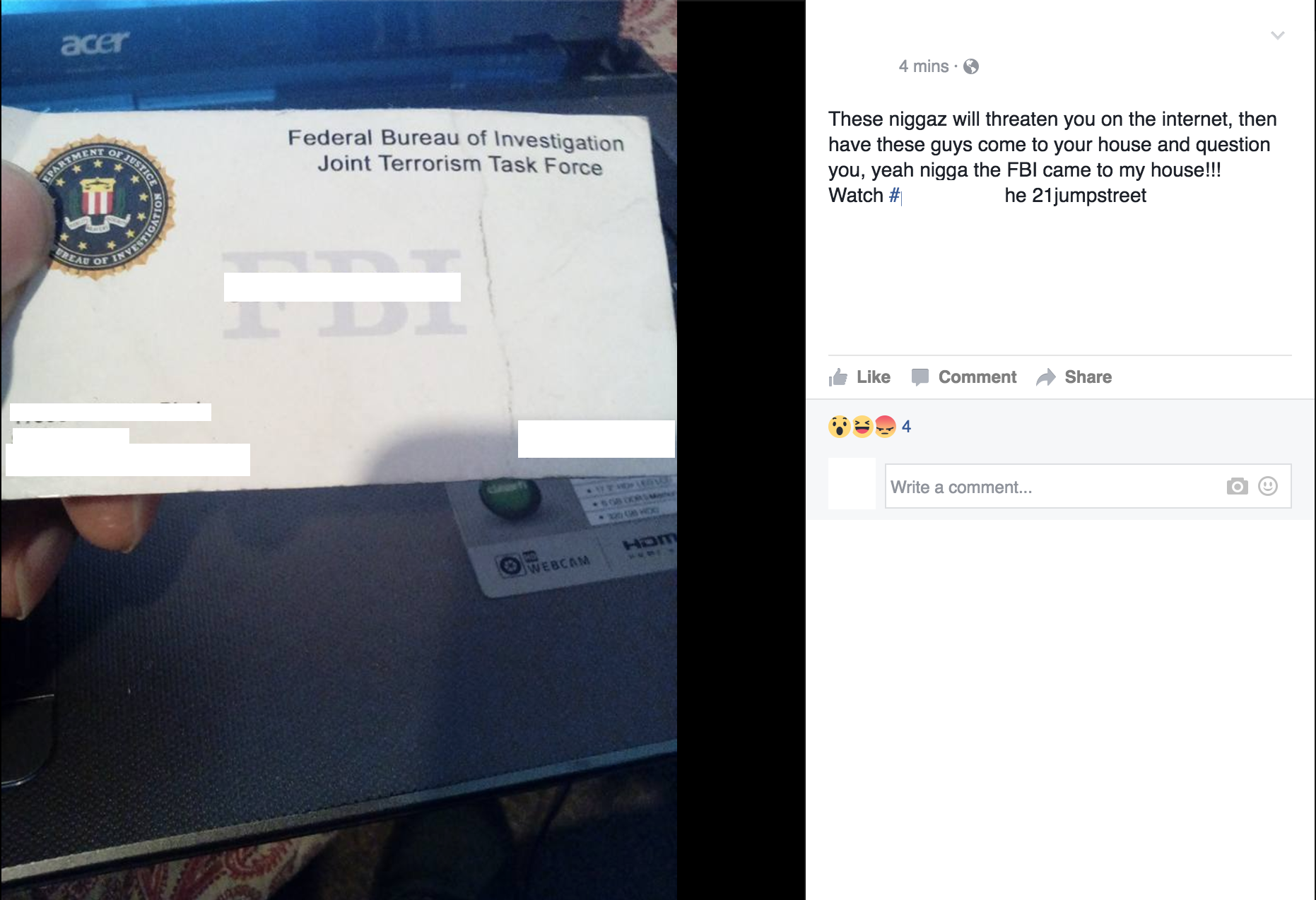 When The Fbi Has Contacted You It Probably Isn't A - Fbi Seal (1862x1274), Png Download