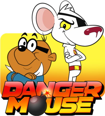 Danger Mouse - Danger Mouse Logo (400x480), Png Download