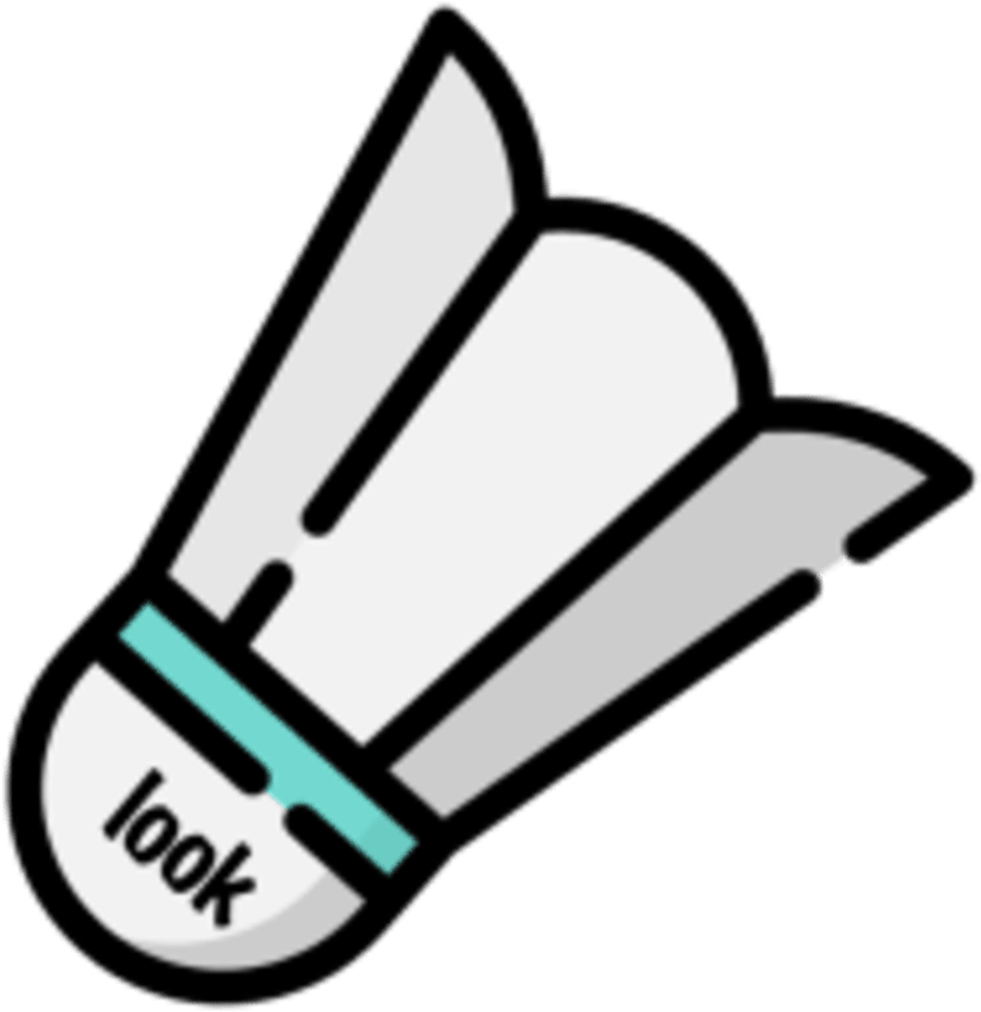 Look Badminton - Shuttlecock (960x960), Png Download
