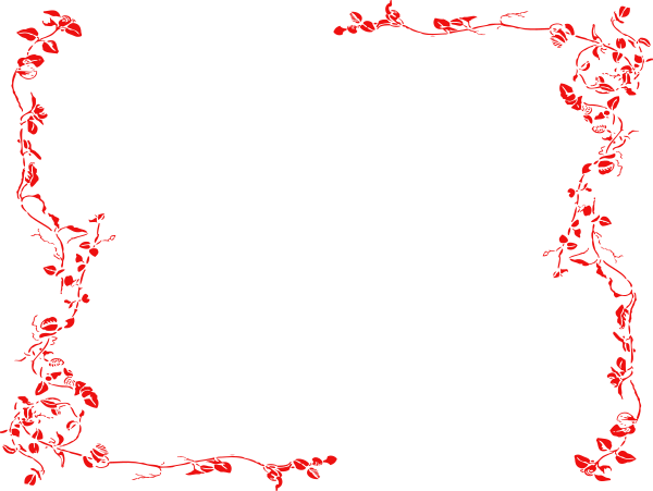 Png Drawn Vine Border (600x451), Png Download