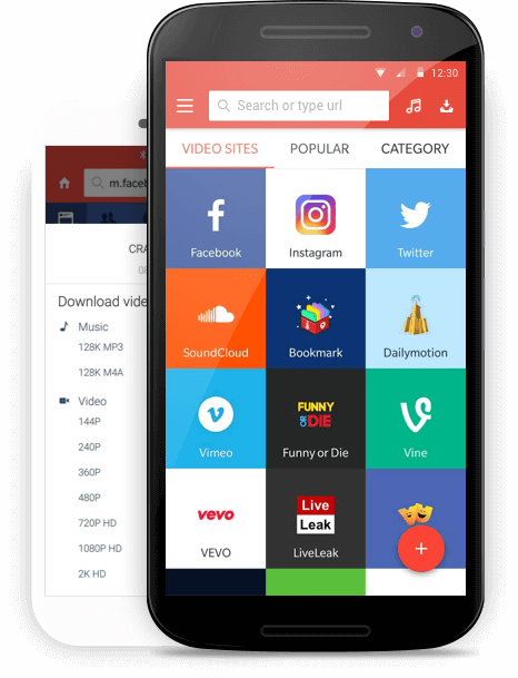 Snaptube - Facebook (466x609), Png Download