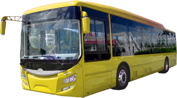 Side Sx View - Top Side View Bus Png (571x317), Png Download