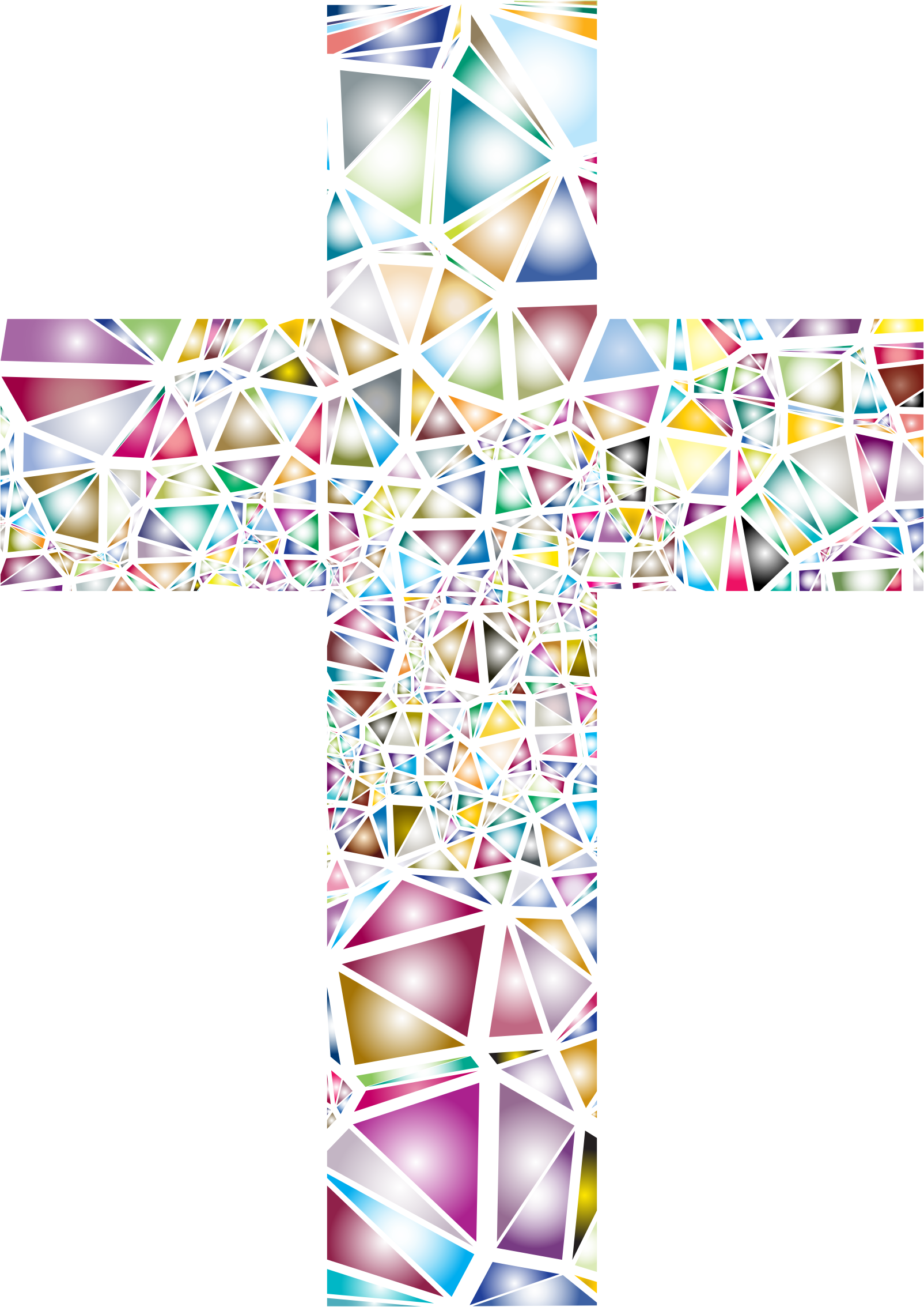 This Free Icons Png Design Of Low Poly Stained Glass (1604x2267), Png Download