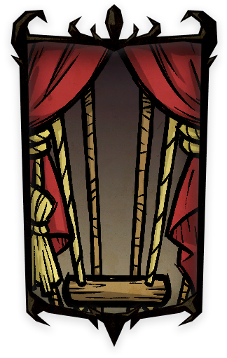 The Amazing Sideshow Portrait Background - Don T Starve Gnaw (320x509), Png Download