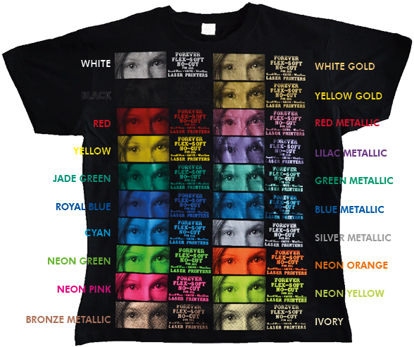 Choose From More Than 20 Colors - Oki Print And Cut Samples (636x541), Png Download