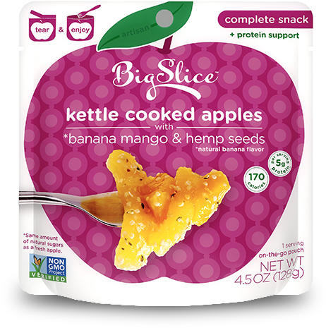 Get Free Shipping When You Buy 10 Or More Pouches Use - Big Slice Apples - Pure Kettle Cooked Apples Cinnamon (500x500), Png Download