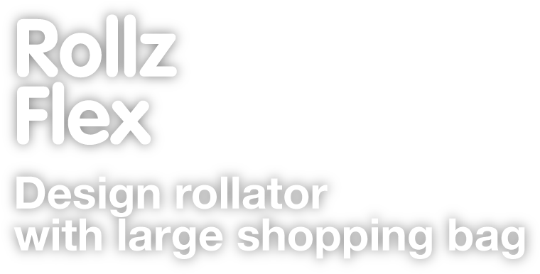Rollz Flex Design Rollator With A Large Bag - Fire Door Keep Shut Sign Self Adhesive Vinyl (800x400), Png Download