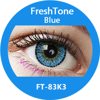 Freshtone Big Eye - Freshtone Topaz Blue (350x350), Png Download