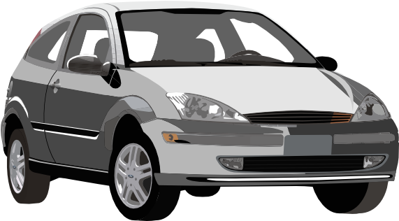 Car Clip Art At Clker - Véhicule Clipart (570x599), Png Download