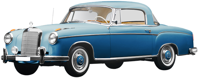 Mercedes Benz, 220 S, Coupe, 6-cyl - Car (838x340), Png Download
