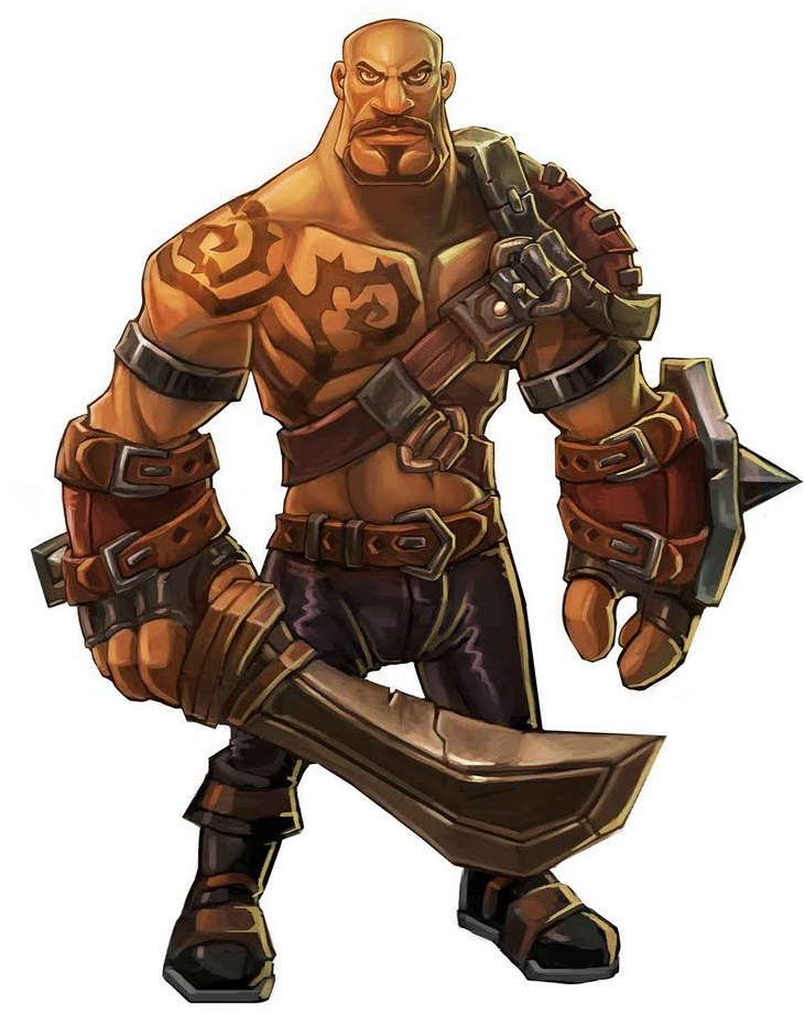 The Destroyer Is A Melee-oriented Class That Has Abilities - Torchlight Classes (740x920), Png Download
