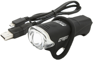 If Remembering To Recharge Your Bike Light Is A Problem - Crops Světlo Přední Ant-sx100 Usb (500x271), Png Download