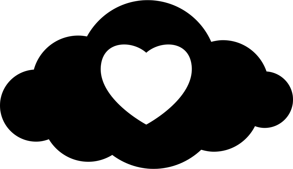 Heart In A Cloud Comments - Heart (980x566), Png Download