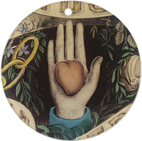 Heart In Hand - John Derian (500x500), Png Download