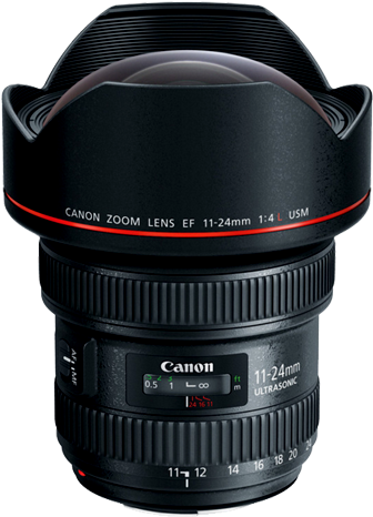 Canon 11-24 - Canon Ef 11-24mm F4 L Usm Lens (417x500), Png Download