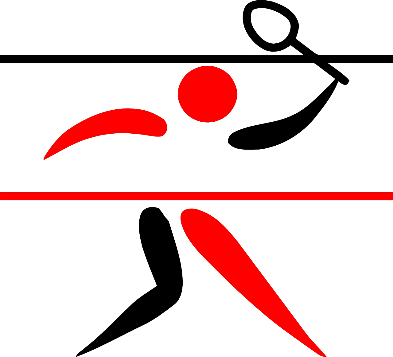 Badminton Player - Badminton (1280x1162), Png Download