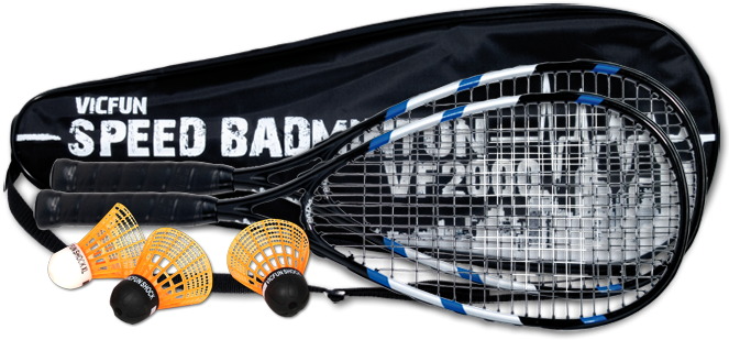 Speed-badminton Vf 2000 - Victor Speed Badminton Vf 2000 - Speedminton Set (662x662), Png Download