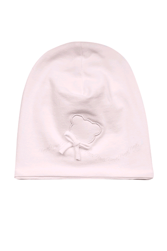 Cappellino Nanan Orsetto Rosa - Beanie (500x500), Png Download