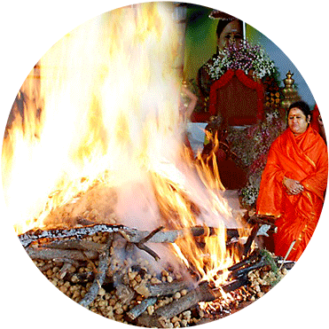 100,000 Ganesha Modaka Homa - Flame (400x391), Png Download