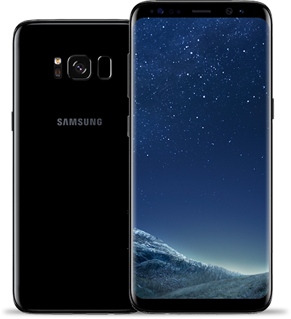 Samsung Phone - Samsung G950 Galaxy S8 4g 64gb Dual-sim Midnight Black (420x461), Png Download