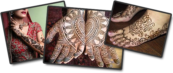 Henna Body Art And Indian Bridal Accessories Available - Henna (600x258), Png Download