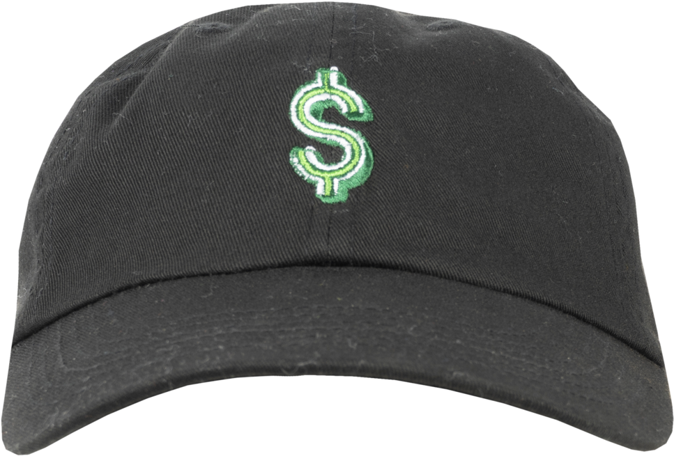 Asap Mob Money Sign Dad Hat Strapback Mens Black Rap - Cap (1024x711), Png Download
