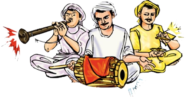 Indian Wedding Symbols - Cartoon (640x329), Png Download