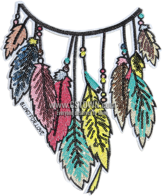 Beautiful Hung Leaves Logo Patch For Blouses - Art (780x780), Png Download