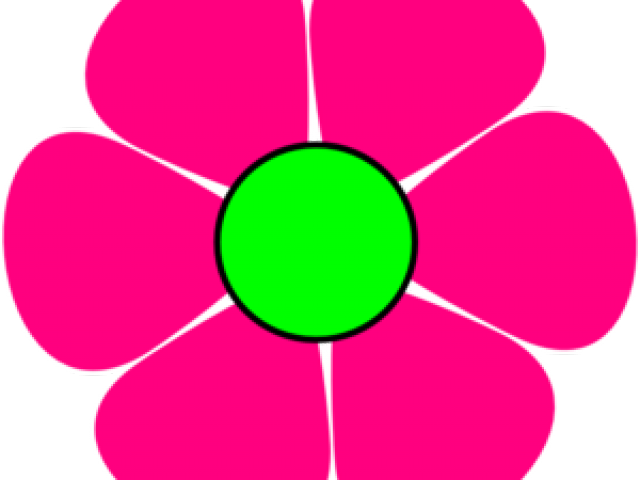 Flower Art Clip - Red Flower Clipart Png (640x480), Png Download