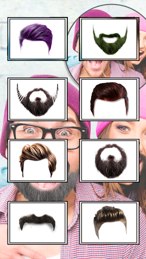 Hairstyles Mens Hair Cut Pro Mod - দাড়ি Png (506x900), Png Download