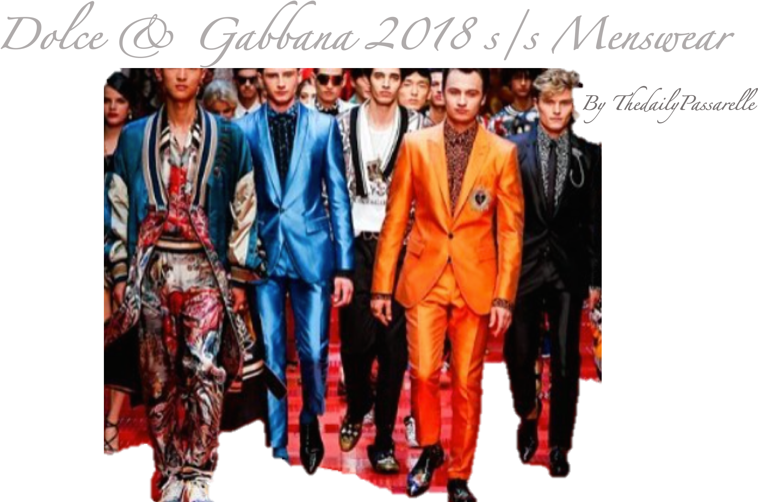 Dolce & Gabbana 2018 S/s Menswear - Formal Wear (2659x1697), Png Download