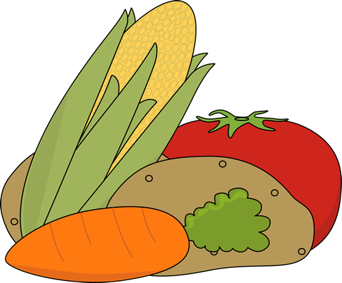 Vegetables Clipart Free Clipart Image 2 Image - Clipart Vegetables (500x414), Png Download