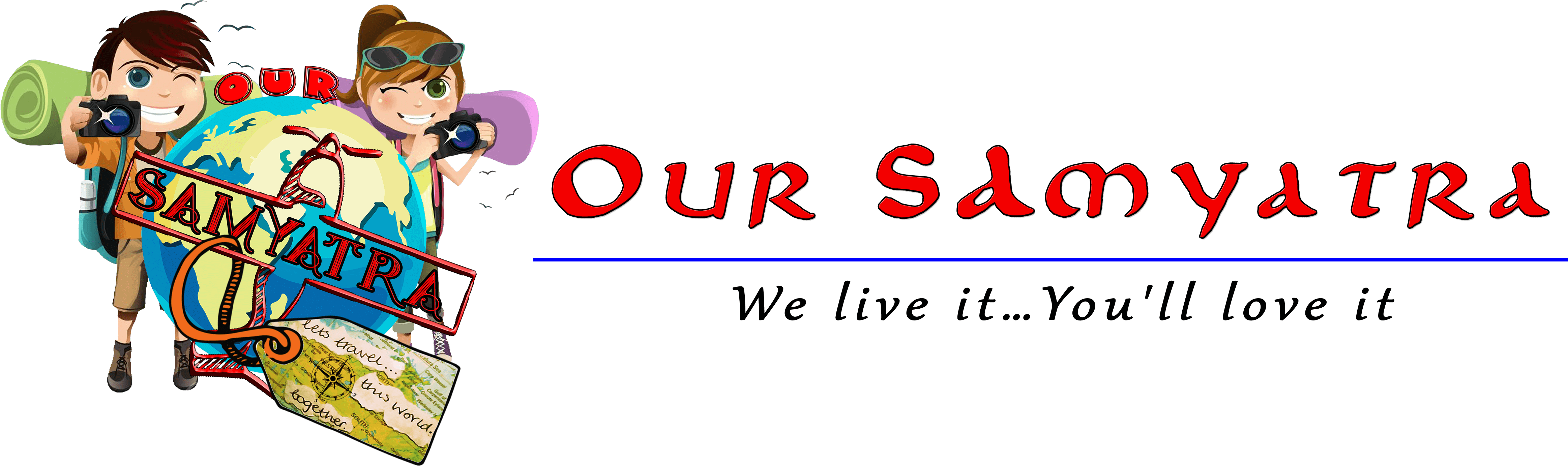 Samyatra, Travelling Together, Travel Lover, Travel - Bon Voyage: My Splendid Traveling : Splendid Blank (4684x1443), Png Download