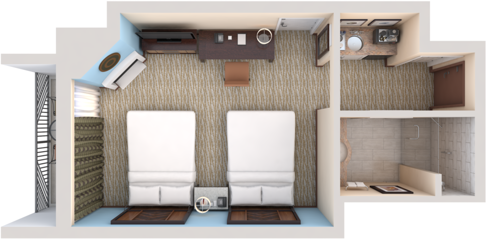 View 3d Floor Plans - Fireplace Top View Png (1024x768), Png Download