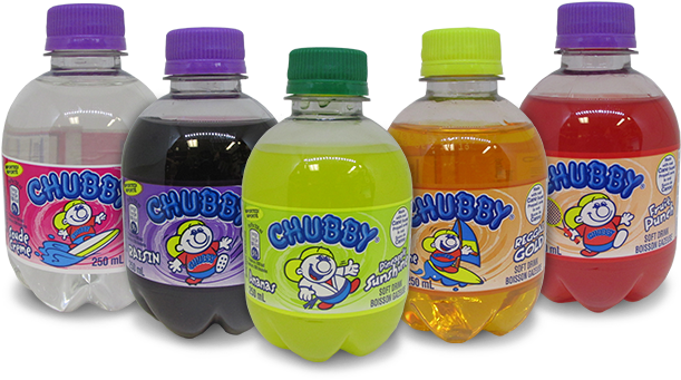 Chubby - Chubby Pineapple Sunshine Soda Real Cane Sugar 24 Bottles (730x400), Png Download