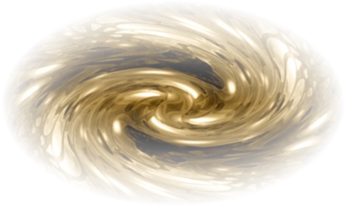 Golden Vector Swirl Png Imghouse - Liquid Gold (492x294), Png Download