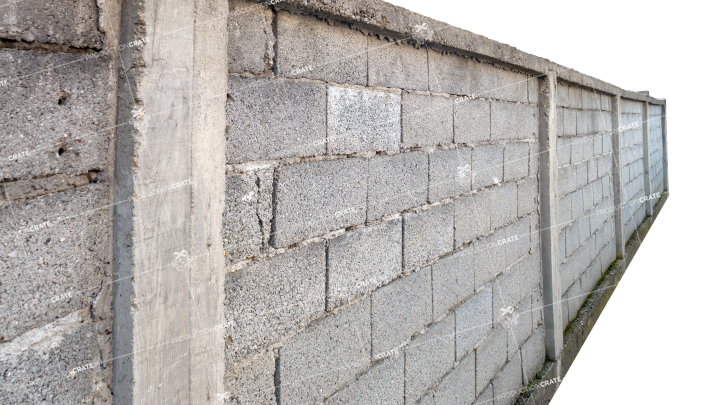 Cinderblock Wall • Png - Wall (720x405), Png Download