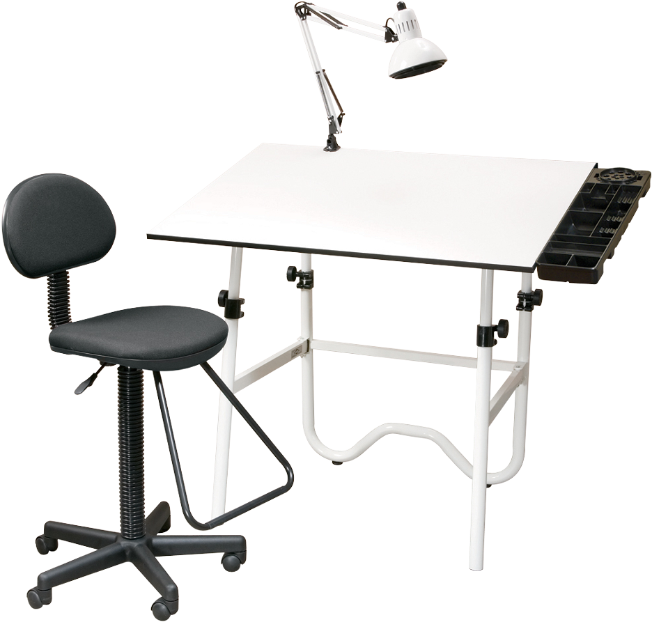 View Larger Image - Chair For Drawing Table (1000x945), Png Download