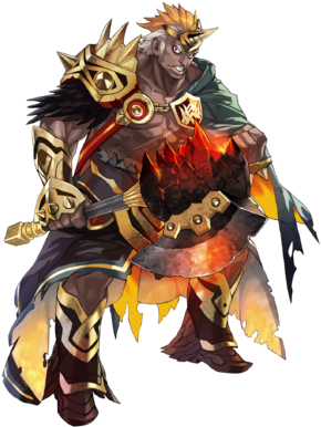 Helbindi Savage Scourge Face - Fire Emblem Heroes Laegjarn (340x408), Png Download