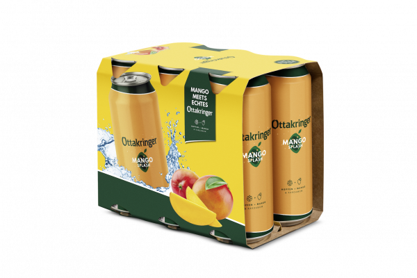 6er-packung Ottakringer Mango Splash - Ottakringer Mango (600x400), Png Download