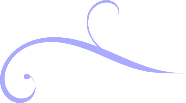 Lavender Clipart Swirl (600x331), Png Download