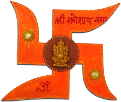Hanging Swastik - Swastik Logo Images Png (500x500), Png Download