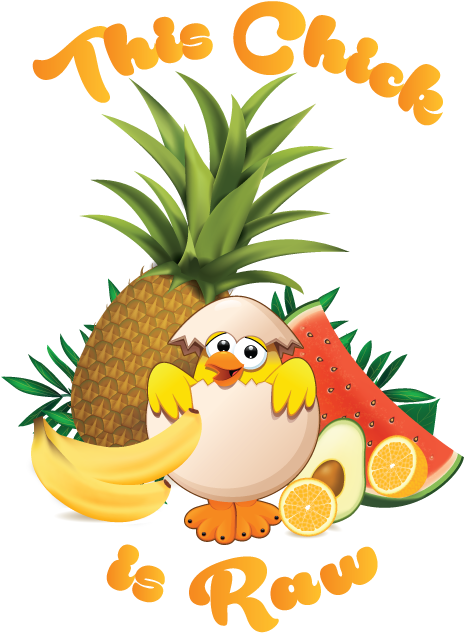 Arangoes Clipart Mango Fruit - This Chick Is Raw (1000x1000), Png Download