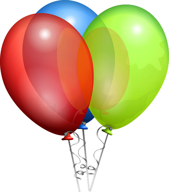 Funny Birthday Wishes Balloons - Balloon Clip Art Free (562x640), Png Download