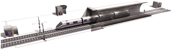 Metro Png File - High-speed Rail (640x360), Png Download