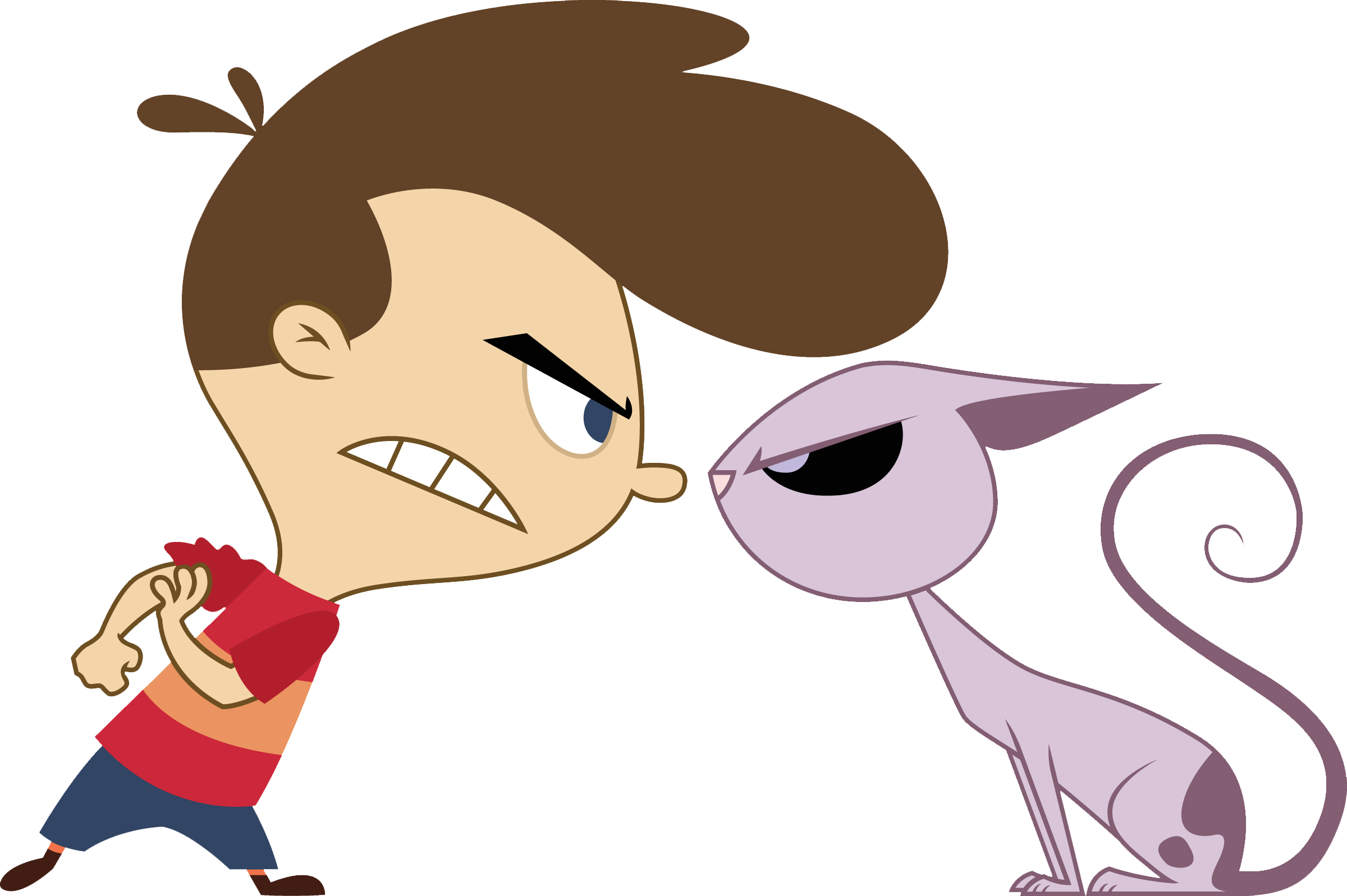 Kat By Achaitanya - Kid Vs Kat (2400x1597), Png Download